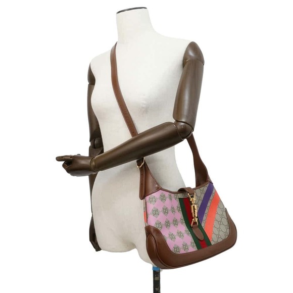 Gucci Jackie Shoulder Bag GG Supreme Geometric - Picture 5 of 11